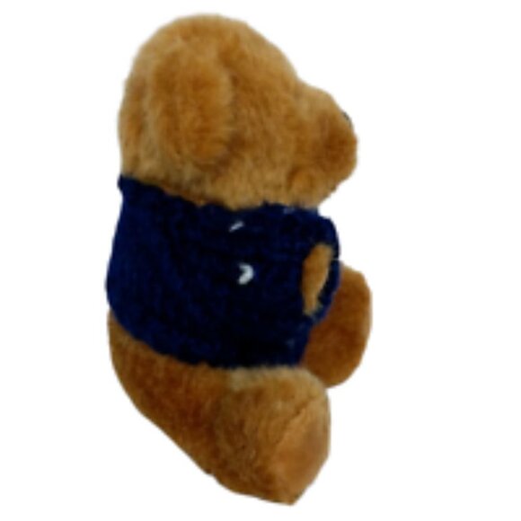 HugFun International Brown Teddy Bear Christmas Sweater 6" - Picture 4 of 6